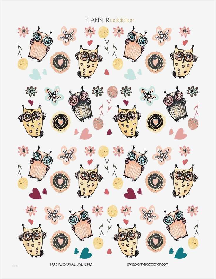 Sticker Vorlagen Wunderbar 33 Best Decorative Functional Free Printable Planner