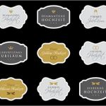 Sticker Vorlagen Wunderbar Fun Sticker Goldene Hochzeit &amp; Jubiläum