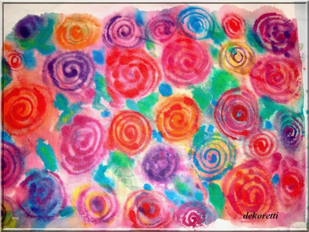 Stoff Bemalen Vorlagen Erstaunlich Dekoretti´s Welt Eine Rosendoodle Tasche