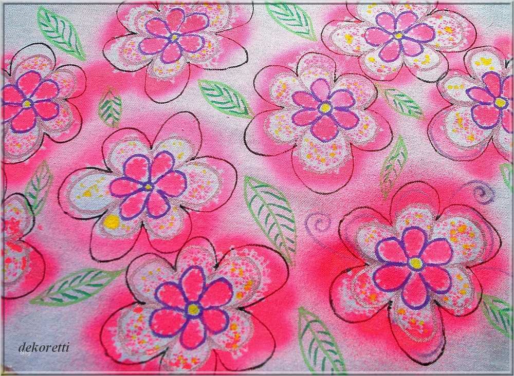 Stoff Bemalen Vorlagen Luxus Dekoretti´s Welt