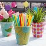 Stoff Bemalen Vorlagen Neu Blumentopf Mit Stoff Beziehen