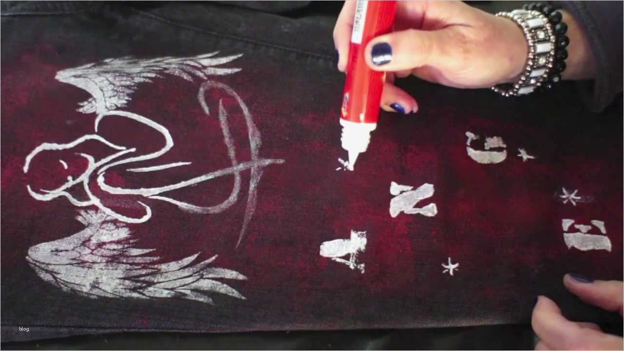 Stoff Bemalen Vorlagen Süß Stoff Jeans Bemalen Engel Malen Hand Painted Jeans