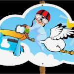 Storch Zur Geburt Vorlage Best Of Storch Mit Baby Storch Zur Geburt Und Baby Klapperstorch