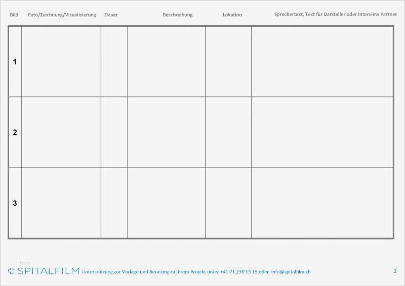 Storyboard Vorlage Angenehm Produktionen Für Das Gesundheitswesen