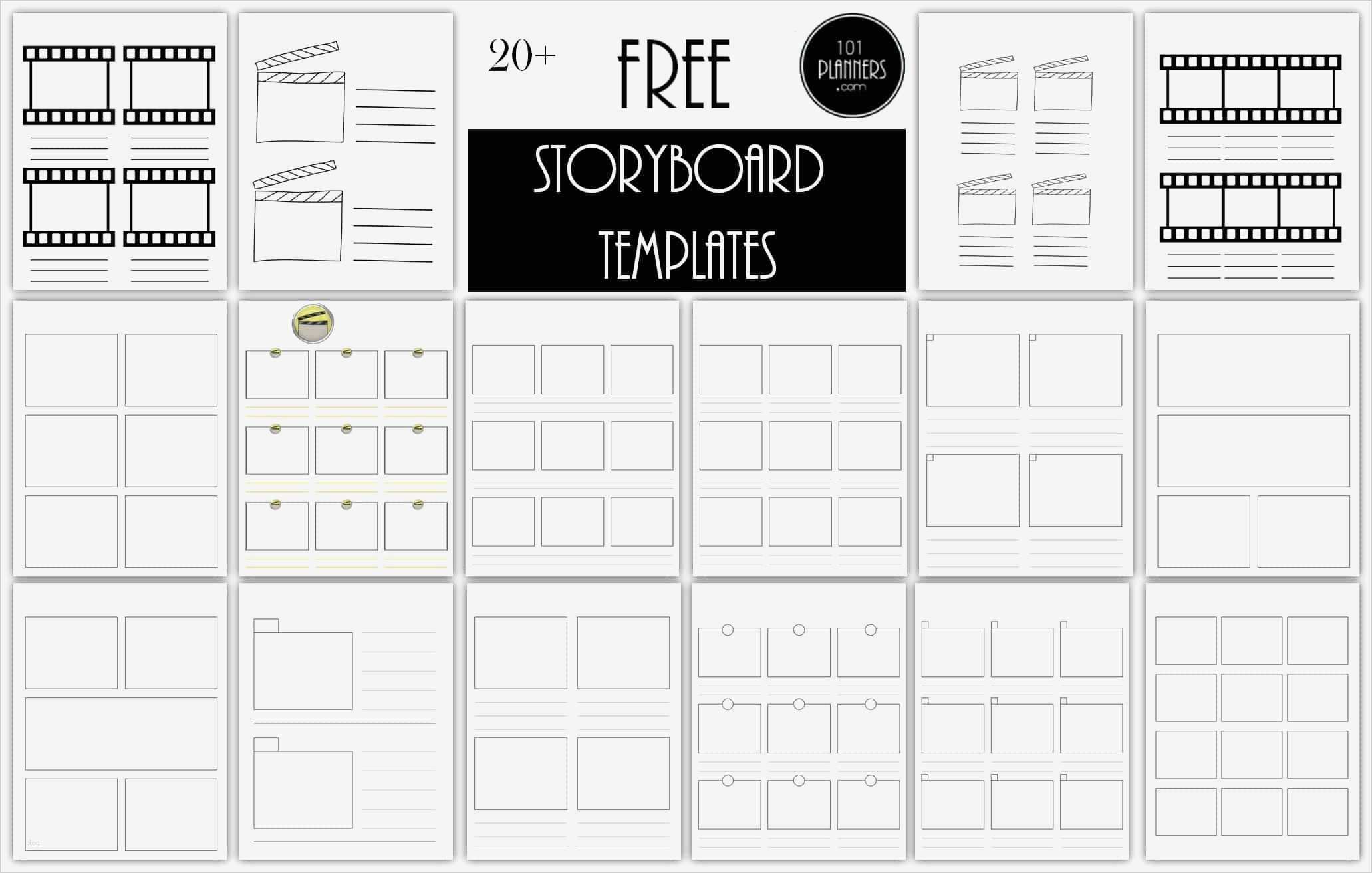 Storyboard Vorlage Cool Free Storyboard Template Maker