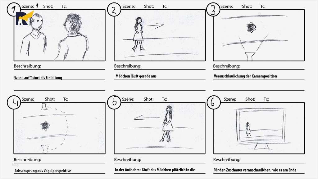 Storyboard Vorlage Elegant Storyboard Erstellen