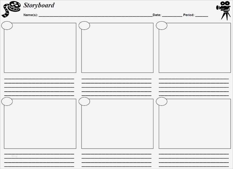 Storyboard Vorlage Word Süß 8 Storyboard Template Free Word Pdf Psd formats