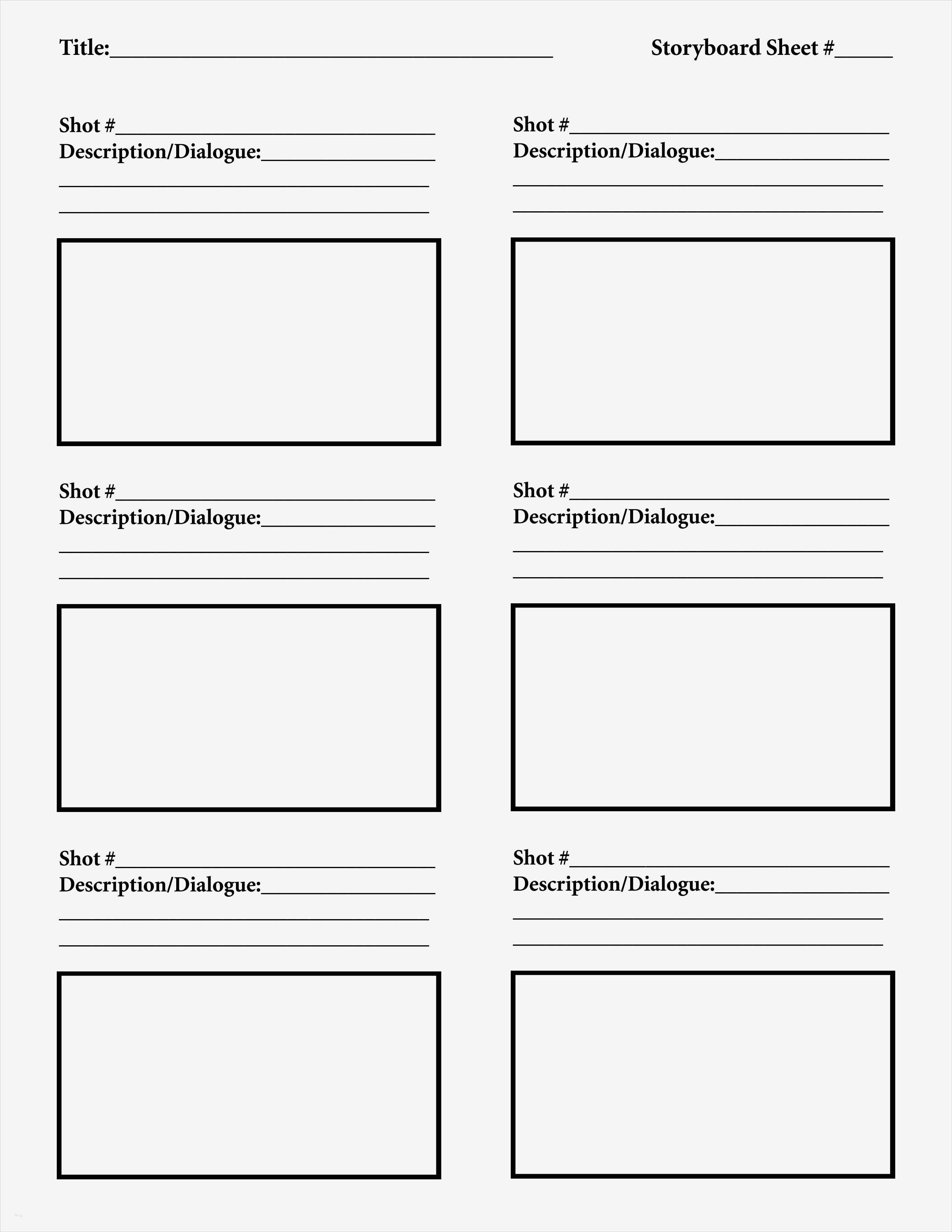 Storyboard Vorlage Word Süß Download Free Storyboard Template Tutorials In