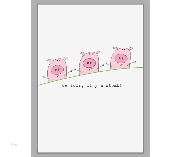 Strandkorb Basteln Vorlage Gut Lustige Einladungskarte Zum Essen Ce soir Il Y A Steak