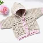 Strickanleitung Für Babysachen Vorlagen Genial Kinderjacke Häkeln Zopfmuster 1 M Bis 5 J