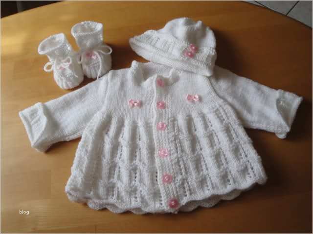 Strickanleitung Für Babysachen Vorlagen Hübsch Babygarnitur In Weiss
