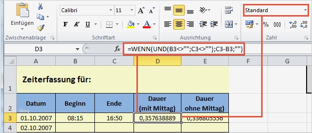 Stunden Berechnen Excel Vorlage Erstaunlich Excel Zahlen Rechnen Mit Uhrzeit