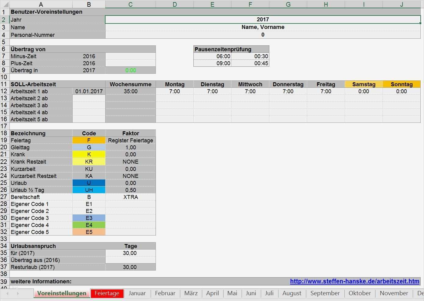 Stundenaufzeichnung Vorlage Excel Erstaunlich Arbeitszeiterfassung In Excel Libre Fice Und Open Fice