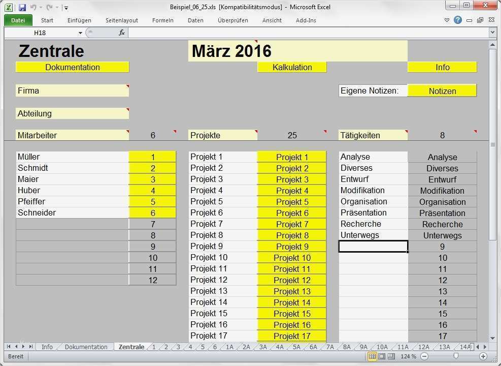 Stundenerfassung Vorlage Großartig Excel Anwendungen Excel Zeiterfassung Projekte 2018