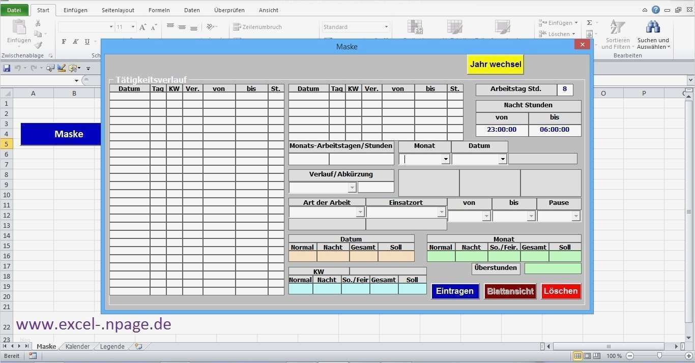 Stundennachweis Vorlage Gratis Download Cool 3 Zeiterfassungsprogramm In Excel Selber Erstellen