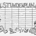 Stundenplan Vorlage Cool Freebie Ein Stundenplan Zum Ausdrucken Und Ausmalen