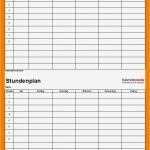 Stundenplan Vorlage Excel Elegant 11 Stundenplan Vorlage Word