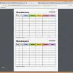 Stundenplan Vorlage Excel Elegant 9 Stundenplan Excel