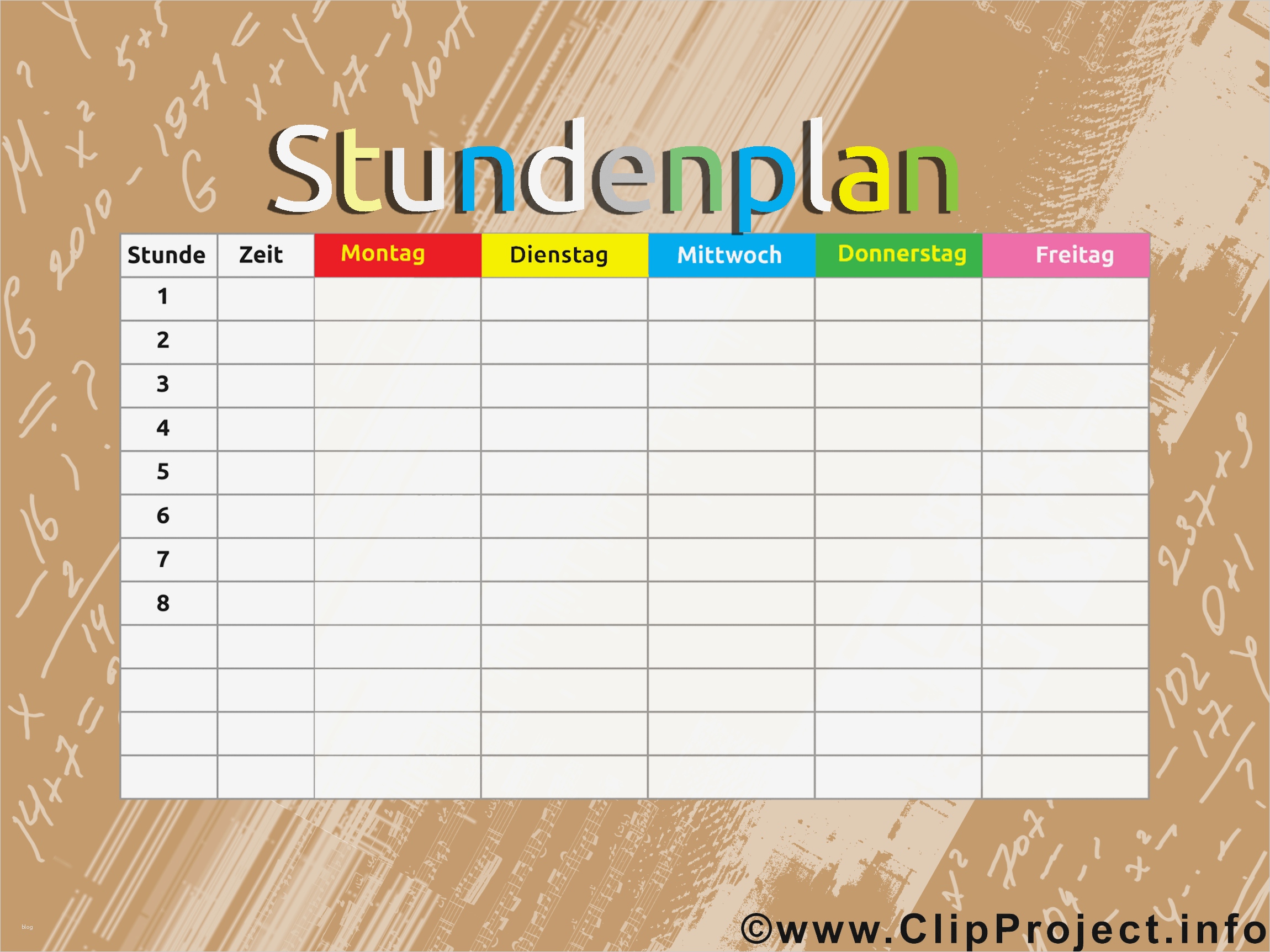Stundenplan Vorlage Fabelhaft Stundenplan Vorlage Kostenlos