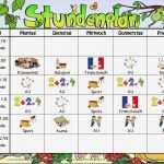 Stundenplan Vorlage Grundschule Angenehm Schurhammerschule Glottertal Stundenplan