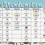 Stundenplan Vorlage Grundschule Neu Eulenklasse Januar 2013