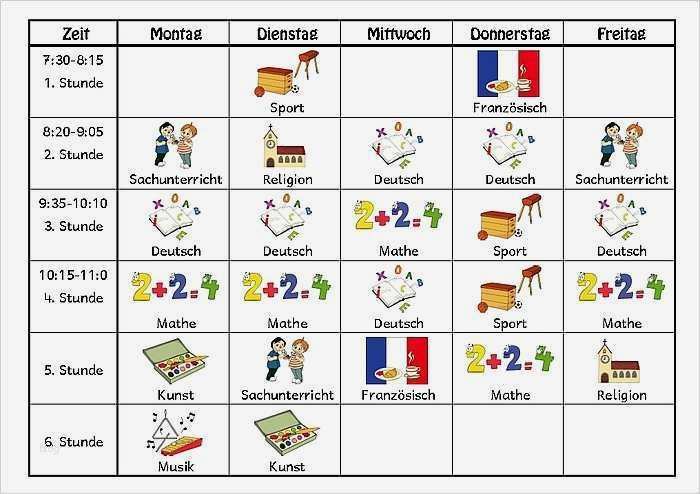 Stundenplan Vorlage Grundschule Süß Schön Grundschule Stundenplan Vorlage Zeitgenössisch