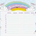 Stundenplan Vorlage Mit Uhrzeit Angenehm Schule Stundenplan Einhorn