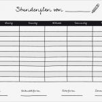 Stundenplan Vorlage Mit Uhrzeit Gut Pin Stundenplan Vorlage Zum Ausdrucken Kostenloser