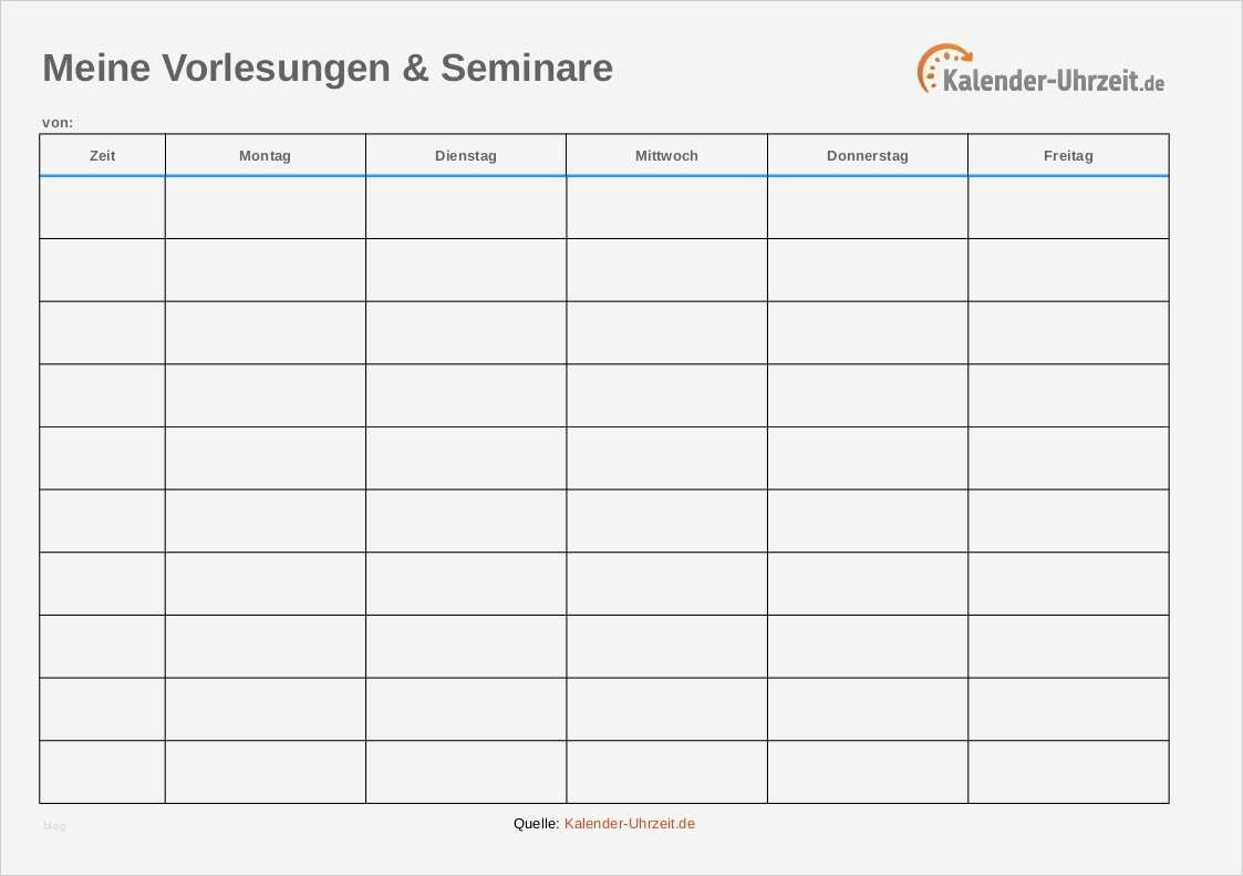 Stundenplan Vorlage Pdf Inspiration Stundenplan Vorlage Pdf Angenehm Stundenplan Vorlagen