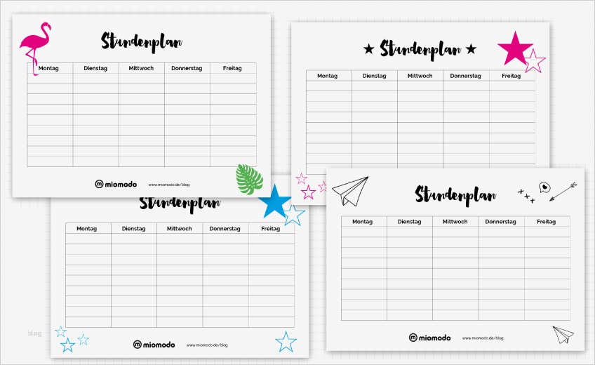 Stundenplan Vorlage Pdf Süß Stundenplan Vorlage 9 Stunden Ganztagsschule