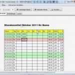 Stundenzettel Excel Vorlage Kostenlos 2017 Cool Stundenzettel Download