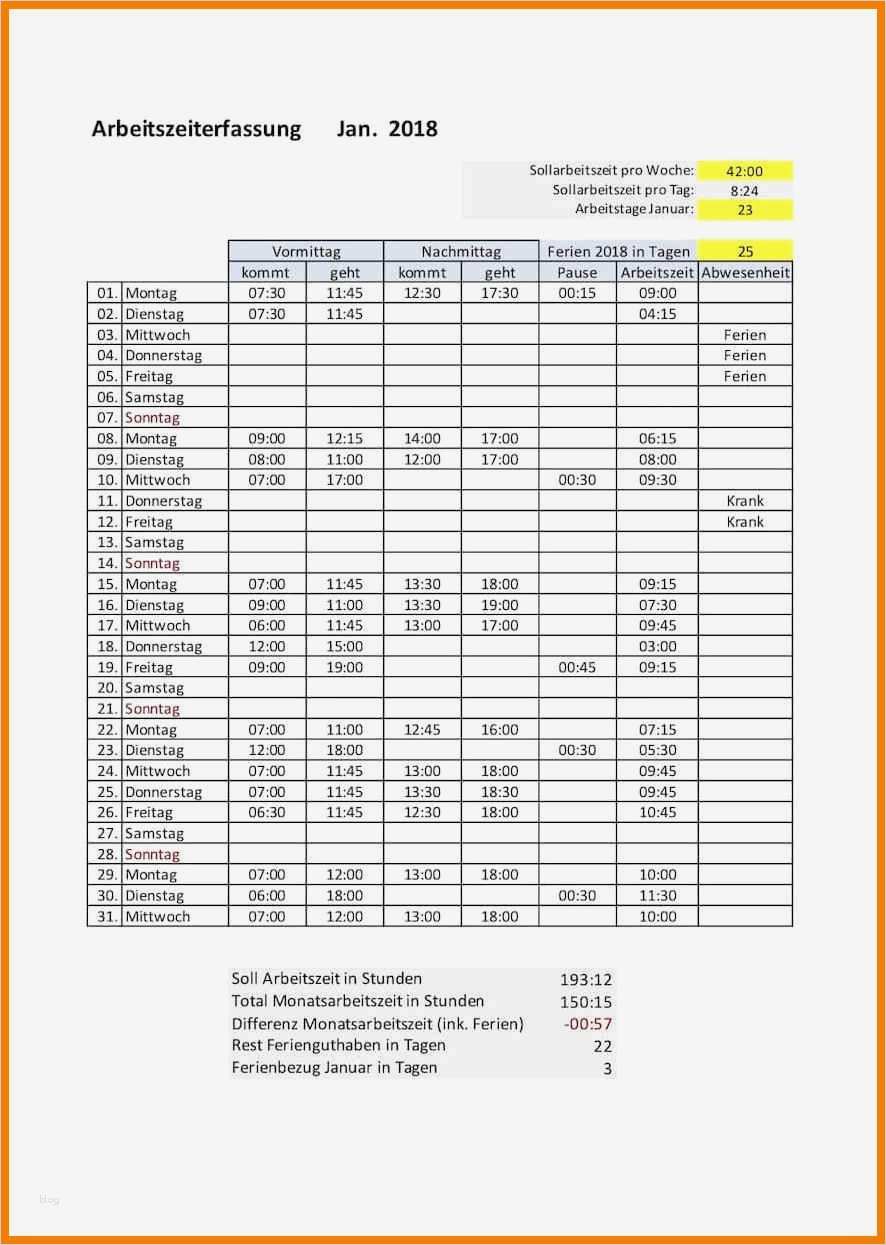 Stundenzettel Vorlage Kostenlos Wunderbar Stundenzettel Excel Vorlage Kostenlos 2016 – Gehen