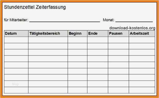 Stundenzettel Vorlage Minijob Schön 5 Stundenzettel 2017