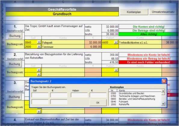 T Konten Vorlage Excel Hübsch Finanzbuchhaltung