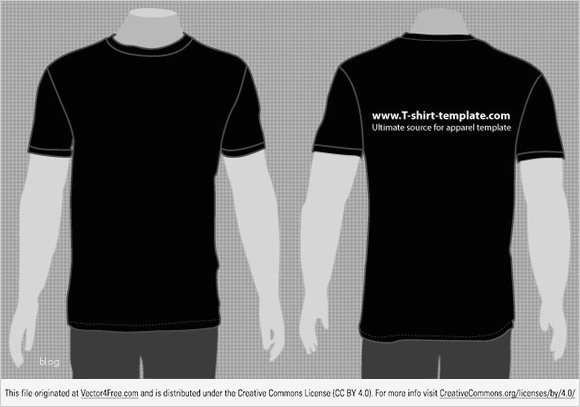 T Shirt Vorlage Einzigartig Free Vector Moder T Shirt Template Front & Back Imágenes