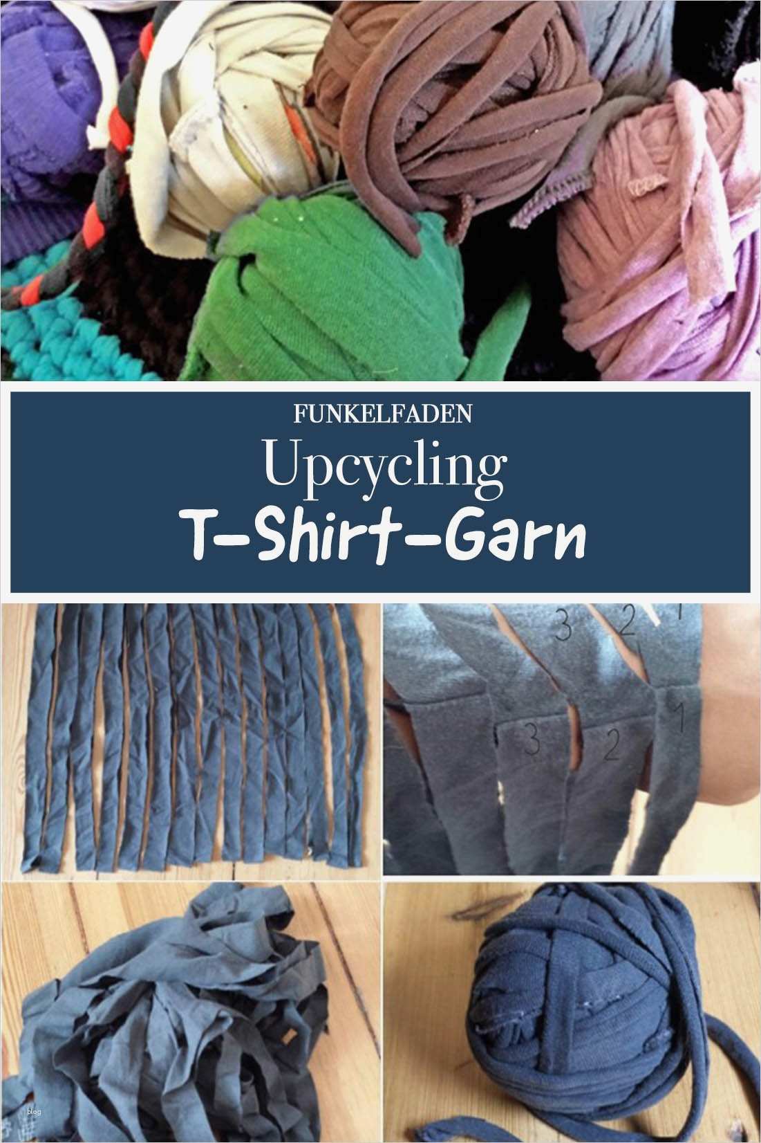 T Shirts Selbst Bemalen Anleitungen Und Vorlagen Großartig Upcycling Anleitung T Shirt Garn Selber Machen