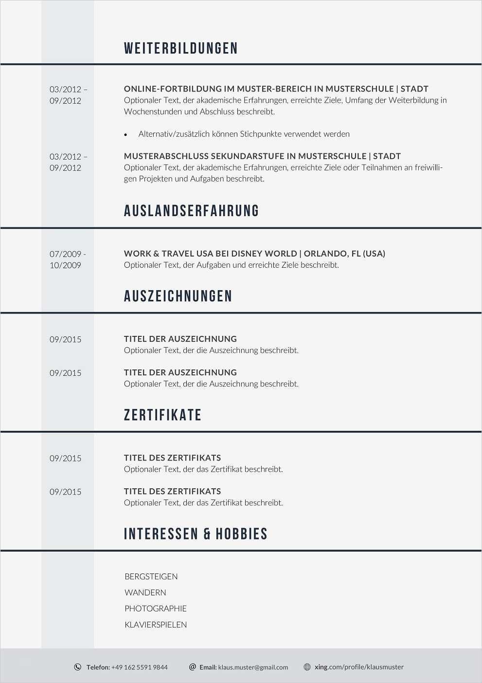 Tabellarischer Lebenslauf Ohne Foto Vorlage Cool Eu Lebenslauf Ohne Foto Muster Lebenslauf Vorlage Ohne Foto