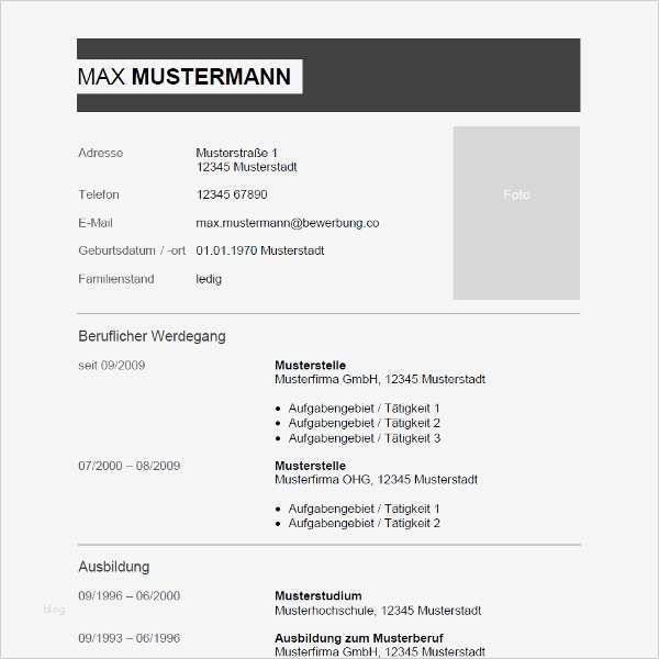 Tabellarischer Lebenslauf Schüler Vorlage Cool Vorlage 11 Tabellarischer Lebenslauf