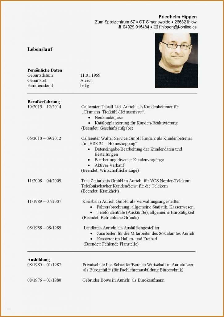 Tabellarischer Lebenslauf Uni Vorlage Erstaunlich 6 Lebenslauf Kopfzeile