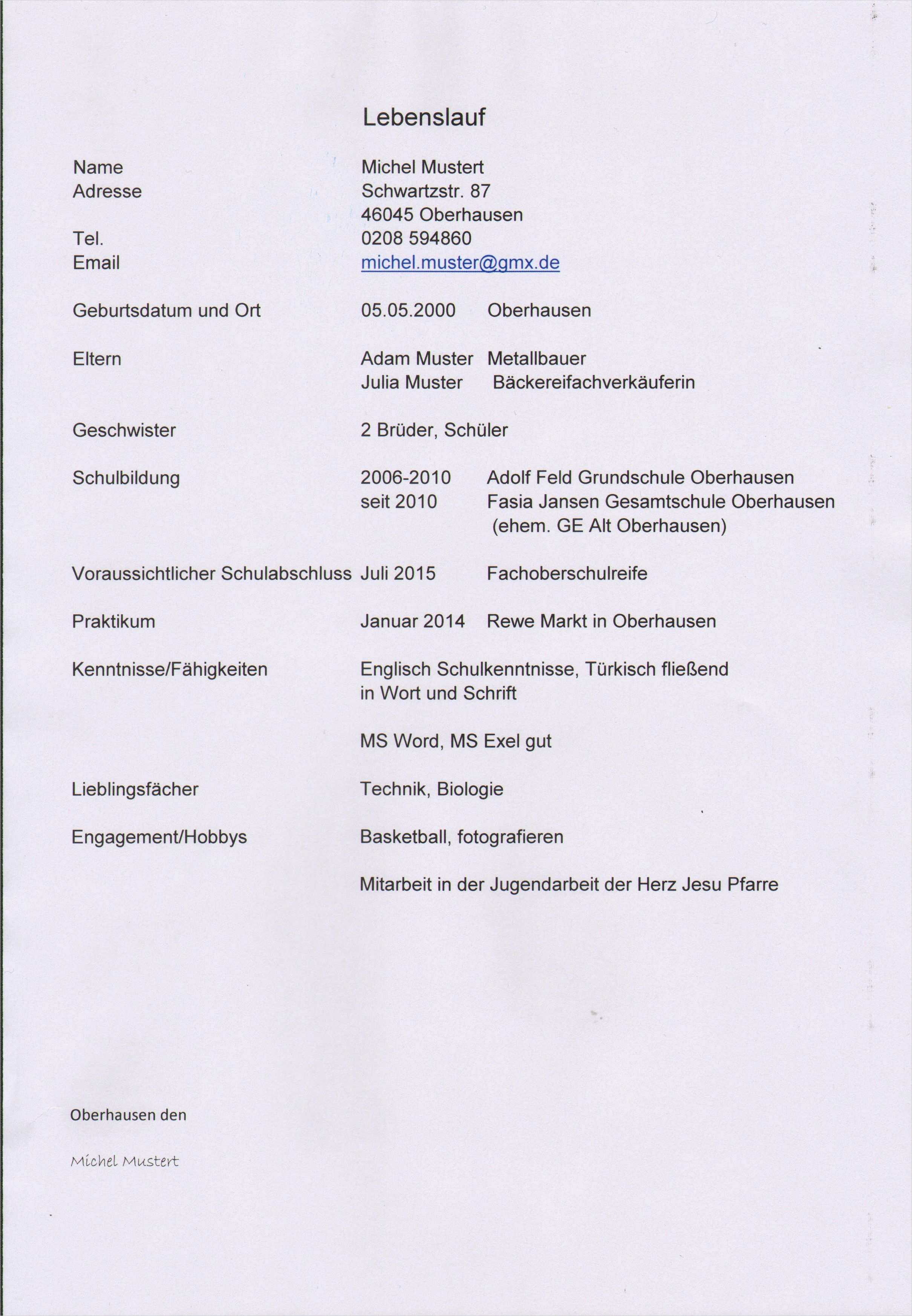 Tabellarischer Lebenslauf Vorlage Lehrer Inspiration Bewerbungsvorlagen Und Tipps