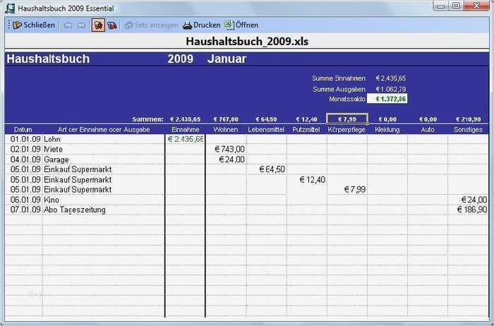 Tabelle Einnahmen Ausgaben Vorlage Openoffice Wunderbar Excel Vorlage Haushaltsbuch 2009 Download