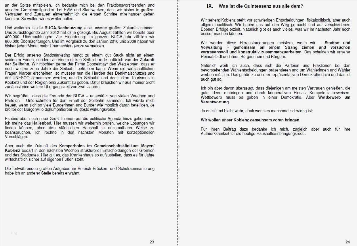 Tagesbericht Ausbildung Vorlage Angenehm Redemanuskript Von Ob Hofmann Göttig Zum Haushaltsplan