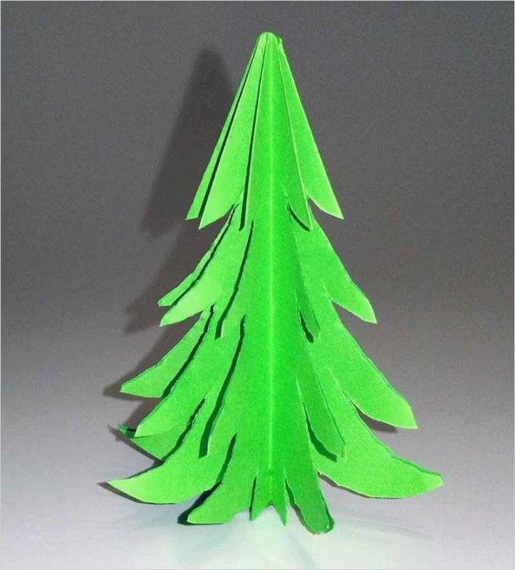 Tannenbaum Basteln Vorlage Hübsch 3d Tannenbaum Aus Papier Selber Basteln