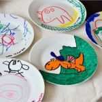 Tassen Bemalen Mit Kindern Vorlagen Angenehm Diy Teller Bemalen Diy Baby Kind Und Meer