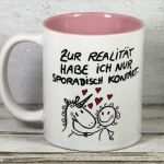 Tassen Bemalen Mit Kindern Vorlagen Luxus Becher &amp; Tassen Sprüche Tasse Einhorn Spruch &quot;sporadisch
