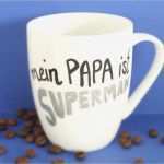 Tassen Bemalen Mit Kindern Vorlagen Süß Vatertags Geschenke Selber Machen tolle Ideen Jetzt Auf