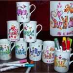 Tassen Bemalen Vorlagen Hübsch Rezept Backofen Tassen Bemalen