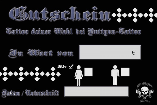 Tattoo Gutschein Vorlage Cool Tattoo Gutschein Vorlage Prime Gutscheincode