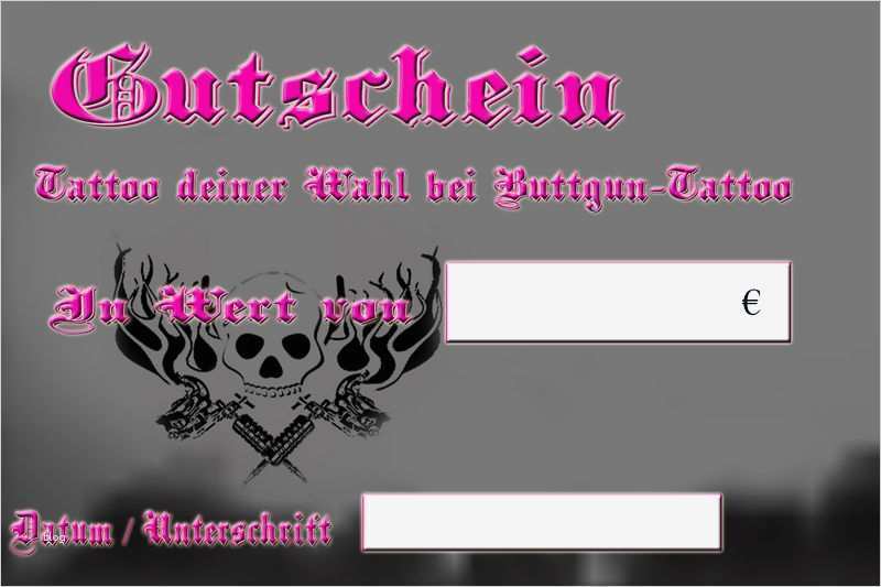 Tattoo Gutschein Vorlage Neu Geburtstag Bilder