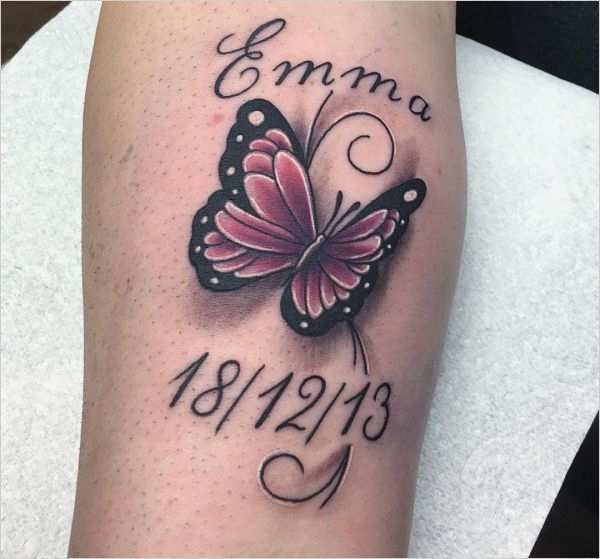 Tattoo Kindernamen Vorlagen Best Of Schmetterling Tattoo Designs Mit Bedeutungen – 40 Ideen